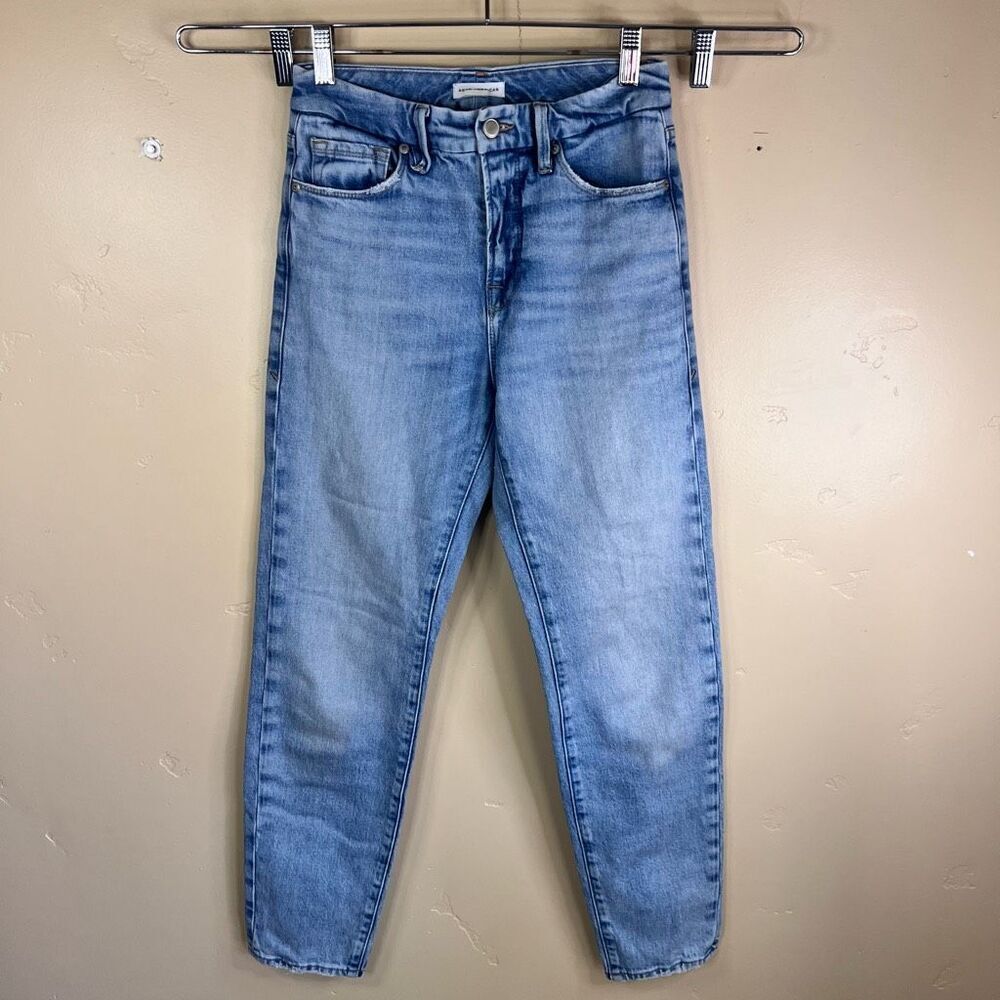 Good‎ American Womens Straight Leg High Rise Stretch Denim Jean Size 24